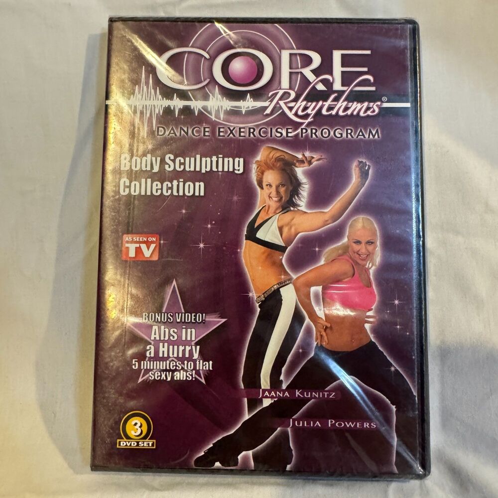 CORE RHYTHMS - Dance Exercise Program - Body Sculpting Collection DVD NEW/SEALED